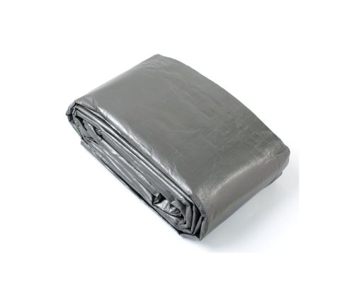 160g Silver-Black PE Tarpaulin