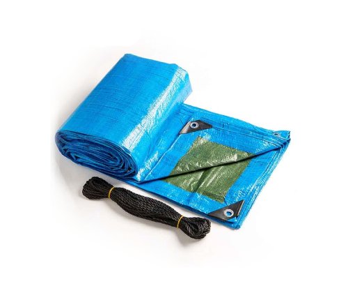 60g Blue-Green PE Tarpaulin