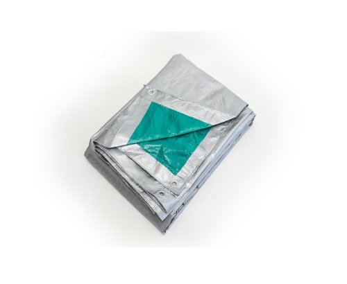 90g Silver-Green PE Tarpaulin